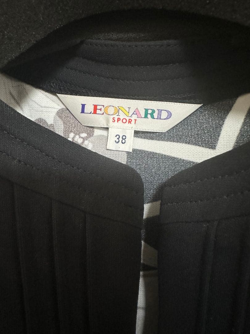 LEONARD SPORT 地図柄五分袖チュニック 38