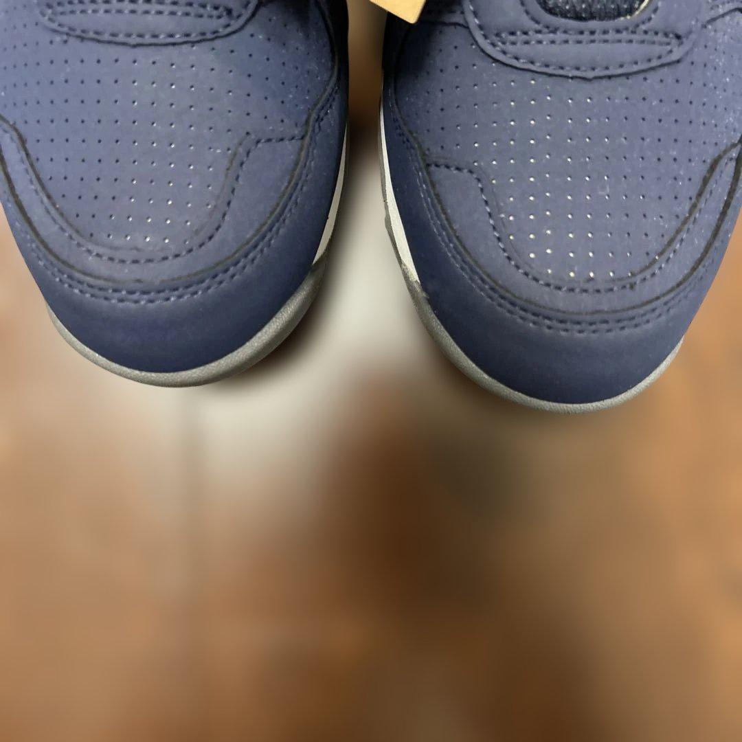 asics アシックス　安全靴　ウインジョブ　美品　25cm ネイビー