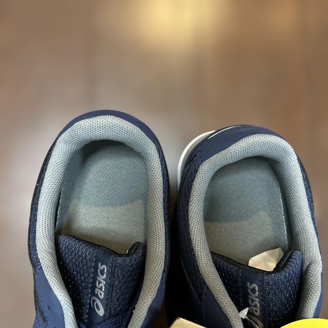 asics アシックス　安全靴　ウインジョブ　美品　25cm ネイビー