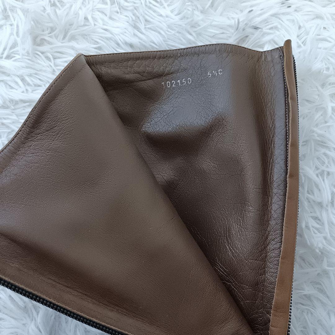 レア GUCCI グッチ ブーツ ポインテッドトゥ ヒール ミドル 51/2c