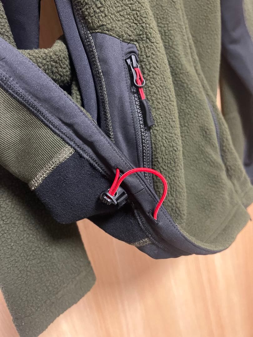 ブリーフィングゴルフ　フリース　オリーブグリーン L size