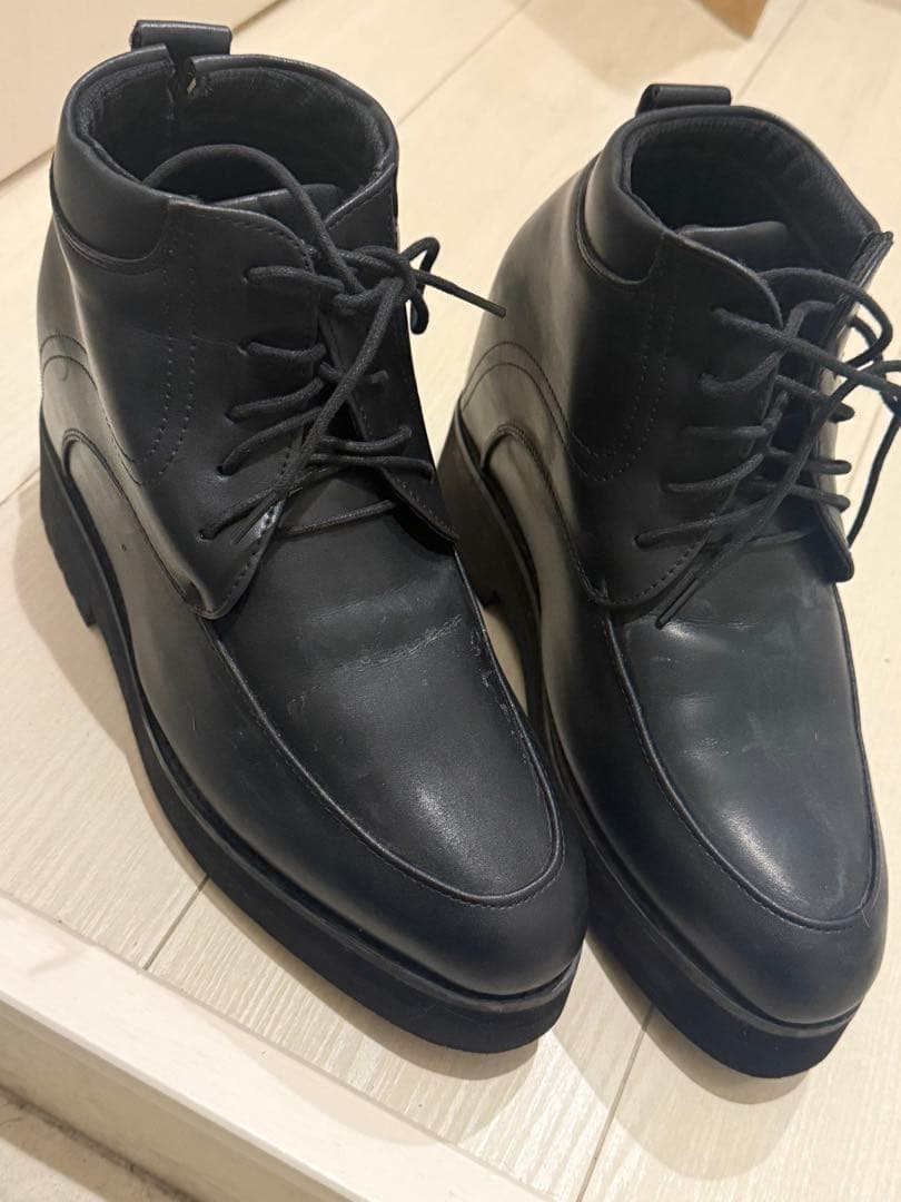 シークレットシューズ 16cmヒール ビジネスシューズ コスプレ 男装に