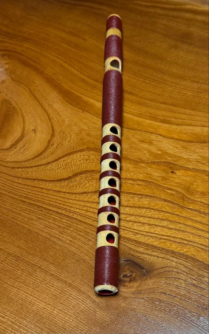 龍笛 白竹 竹製 糸巻き 雅楽 和楽器