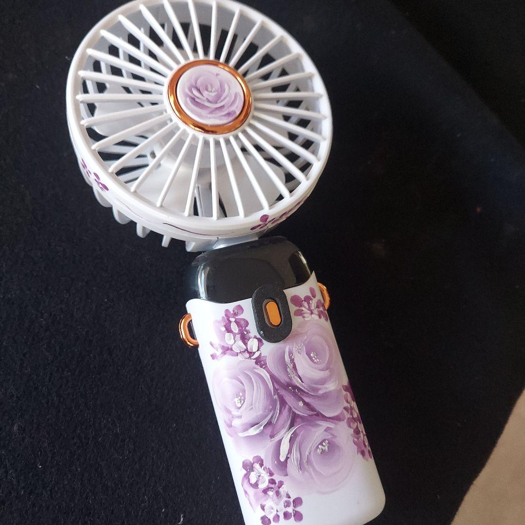 ハンディファン 日傘トールペイント