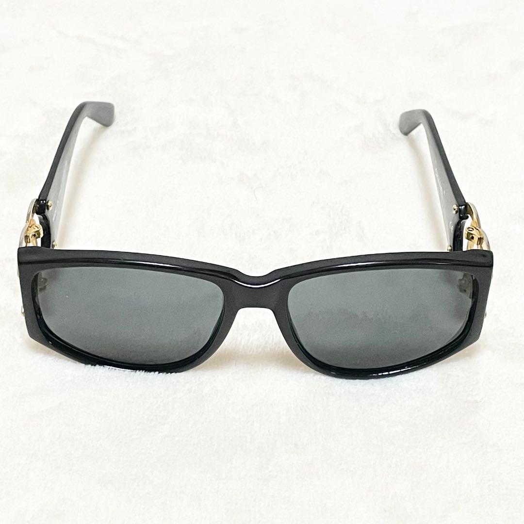 極美品 CHANEL シャネル サングラス ココマーク ブラックレンズ 保存袋付