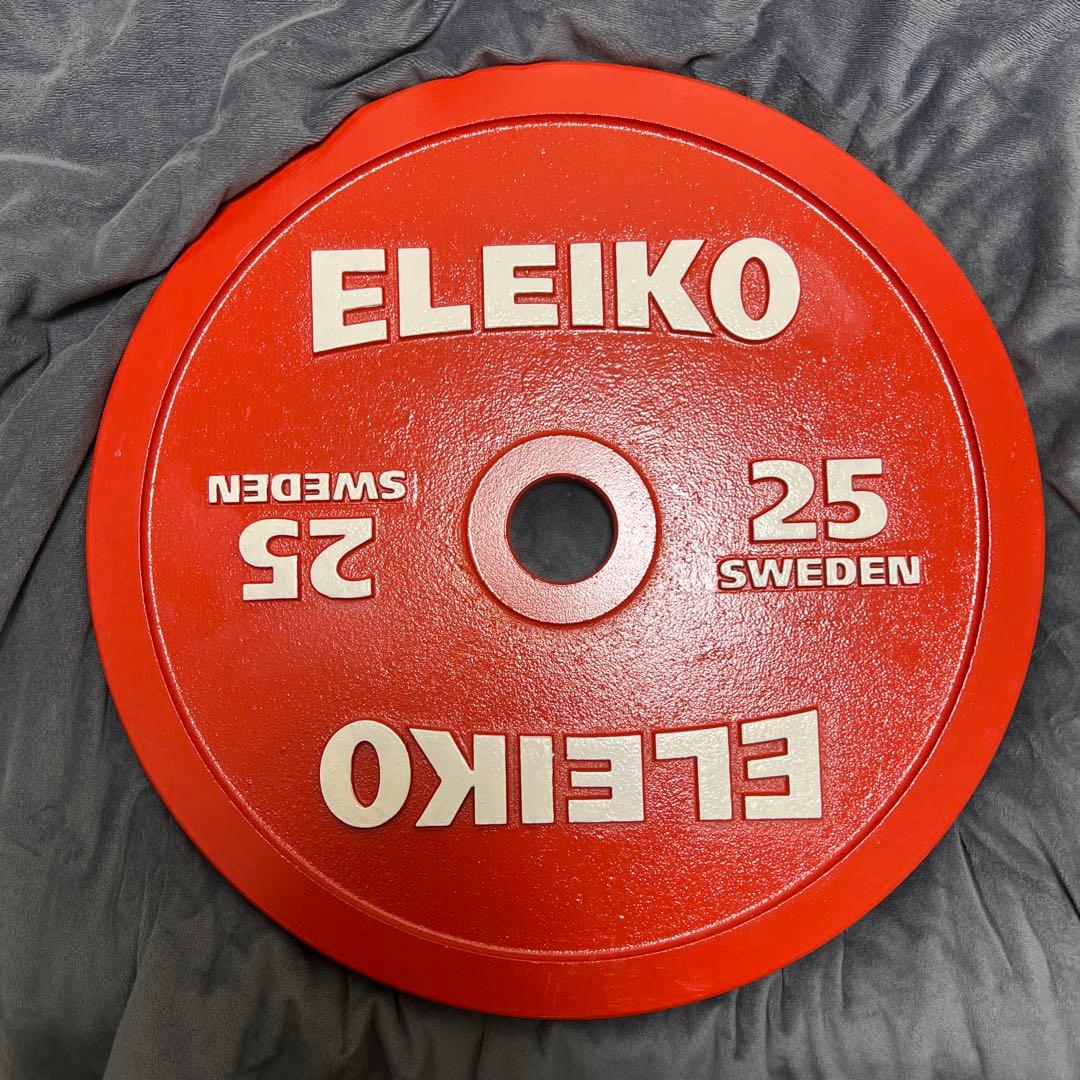 ①廃盤 ELEIKO パワーリフティングコンペティションプレート IPF公認品