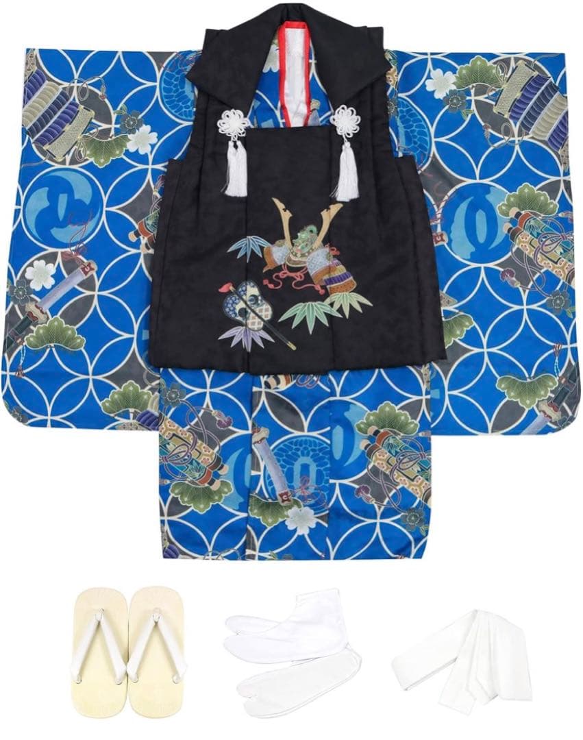 七五三 3歳 着物 男の子 被布 フルセット 90㎝〜100㎝