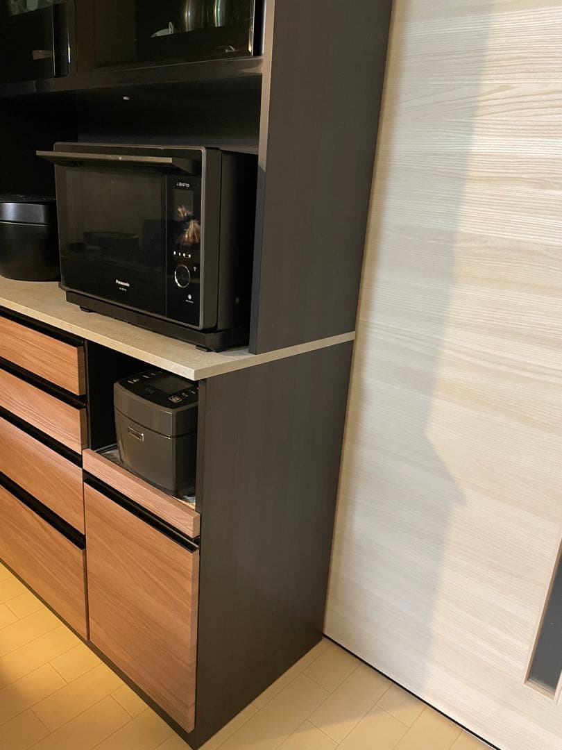 【LKARCKさま専用】キッチンカウンター 120 食器棚　高橋木工所　ブライジ