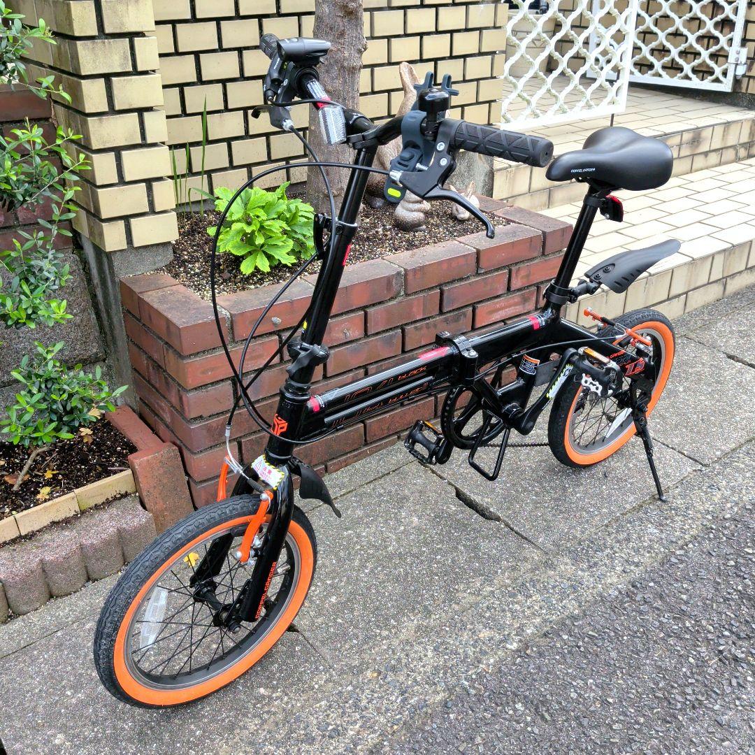 DOPPELGANGERドッペルギャンガー折りたたみ自転車　シマノ6段16インチ