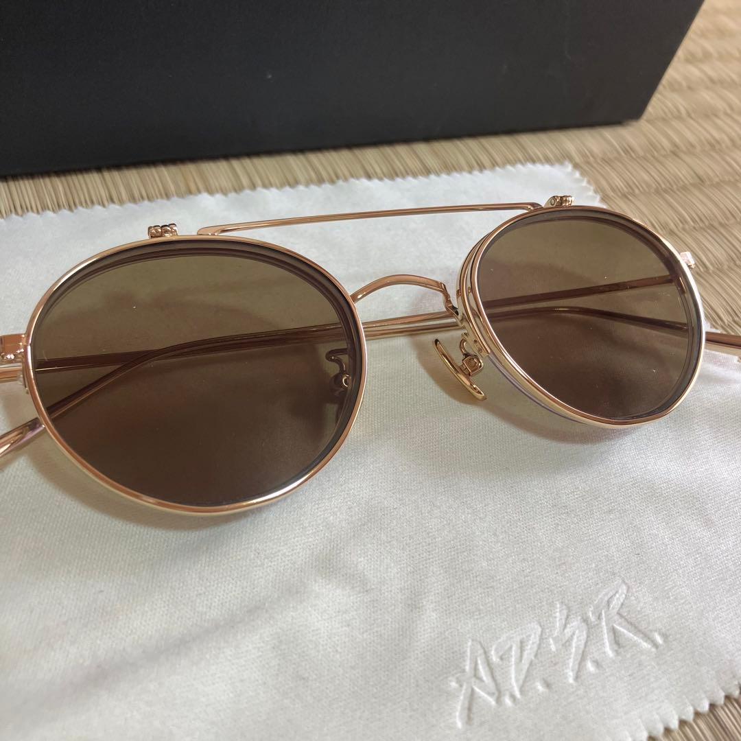 美品　A.D.S.R. adsr サングラス LARS ラーシュ 02 ゴールド