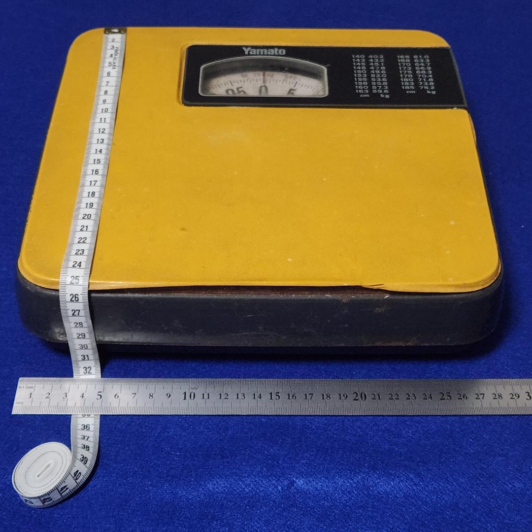 クロネコヤマトの色 体重計 昭和 レトロ 当時物 電池不要 Yamato