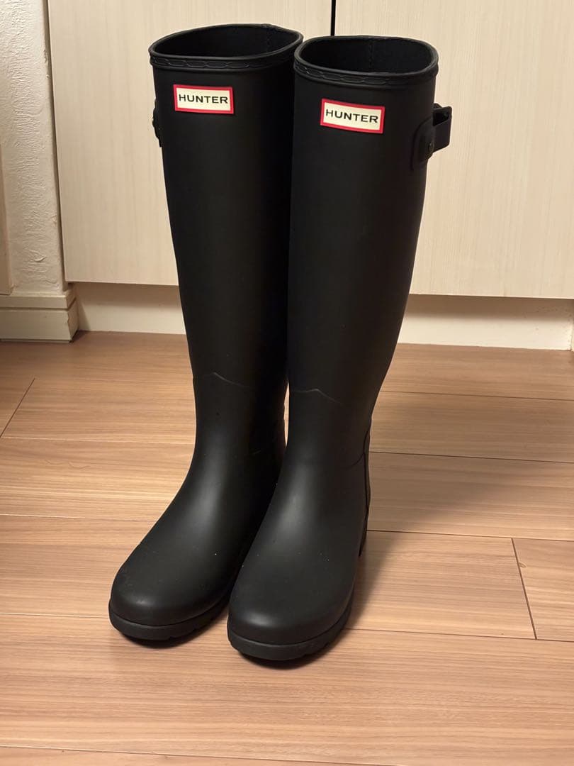HUNTER 長靴 バックル付き 美品