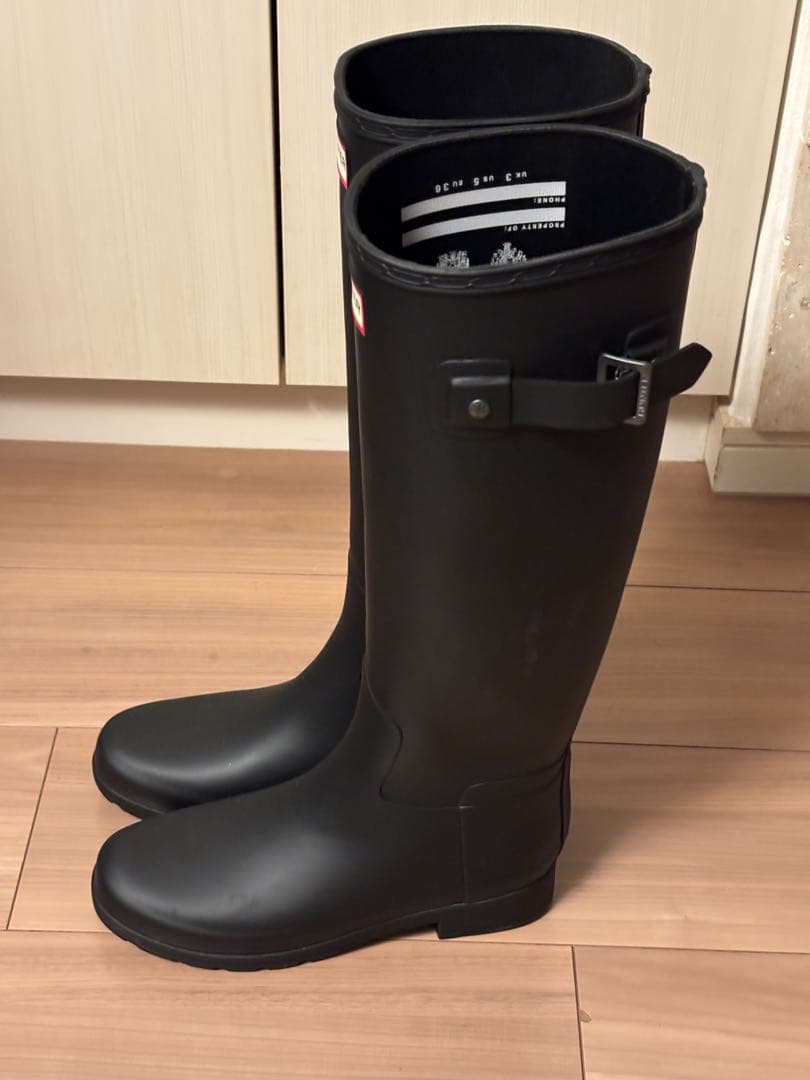 HUNTER 長靴 バックル付き 美品