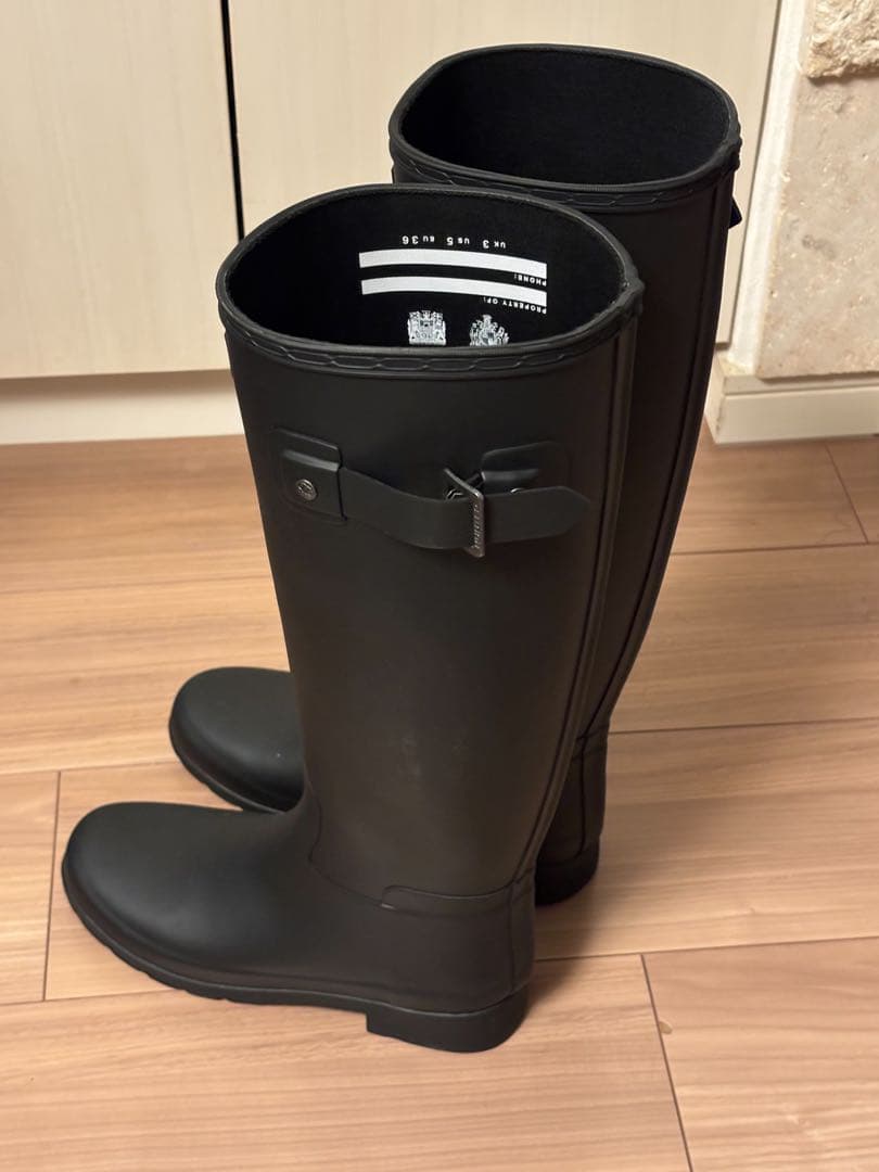 HUNTER 長靴 バックル付き 美品