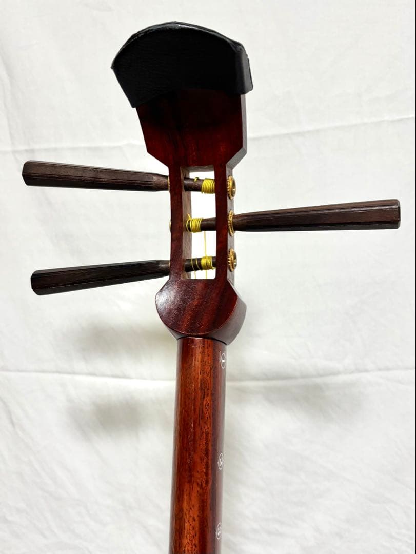 三味線セット 経木 中棹 三つ折れ 付属品 破れ無し