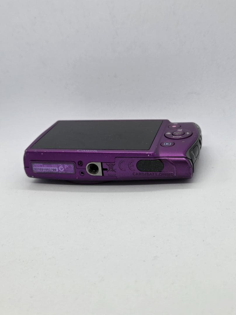 【ジャンク】キャノン Canon IXY 600F パープル デジタルカメラ