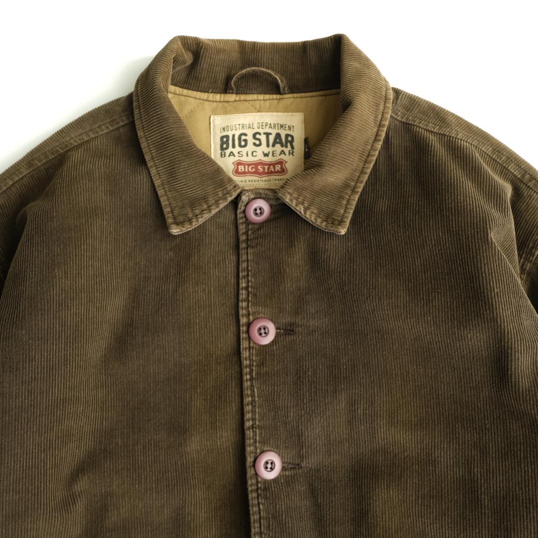 BIG STAR 90s 中綿　コーデュロイジャケット　 ミドル丈　L.