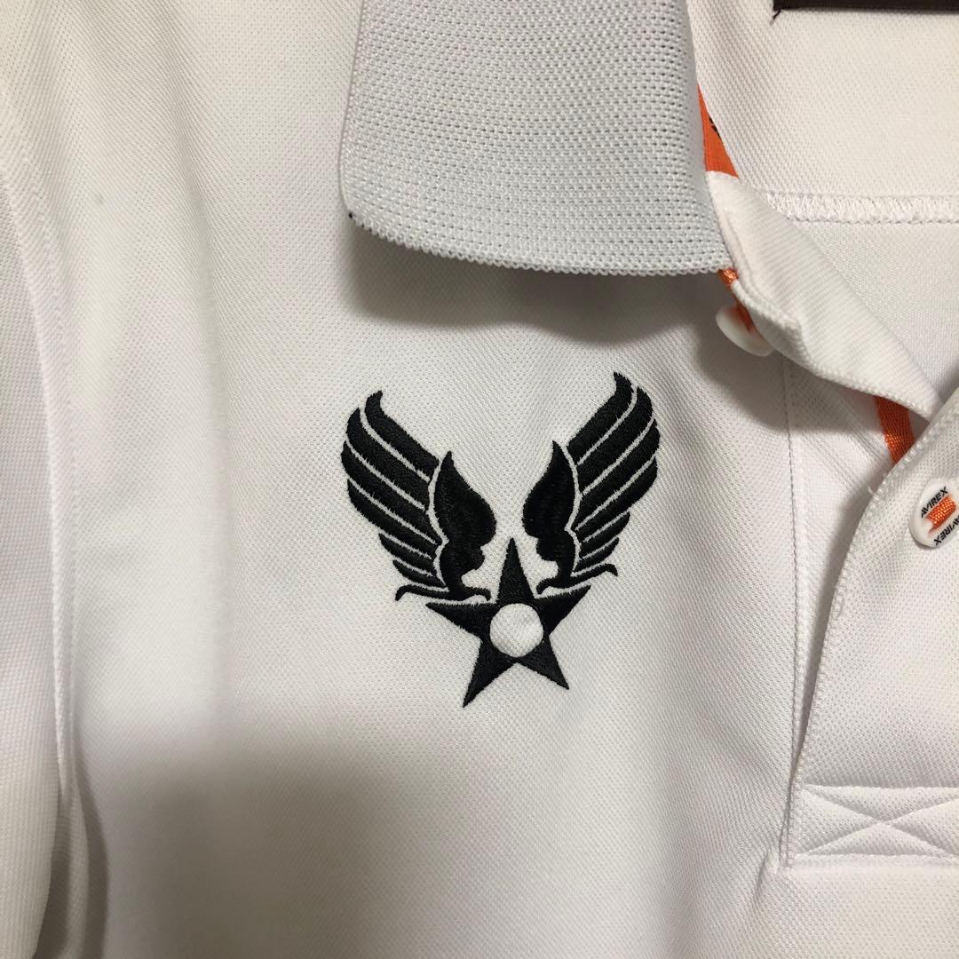 【美品】AVIREX GOLF GDO限定 半袖ポロシャツ L ホワイト