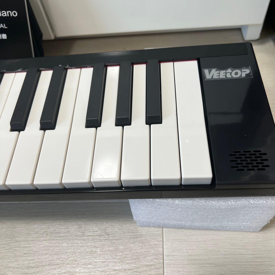 【美品】VEE TOP 折り畳み式　88鍵盤 128種音色 デモ曲30曲
