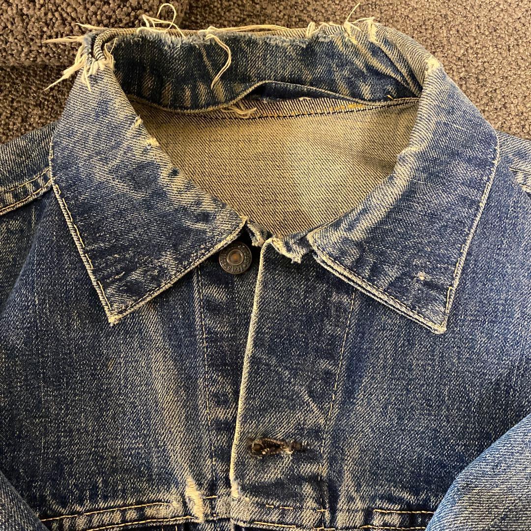Levi’s 60s BIGE ボタン裏0 3rd 均等　557XX ボロ