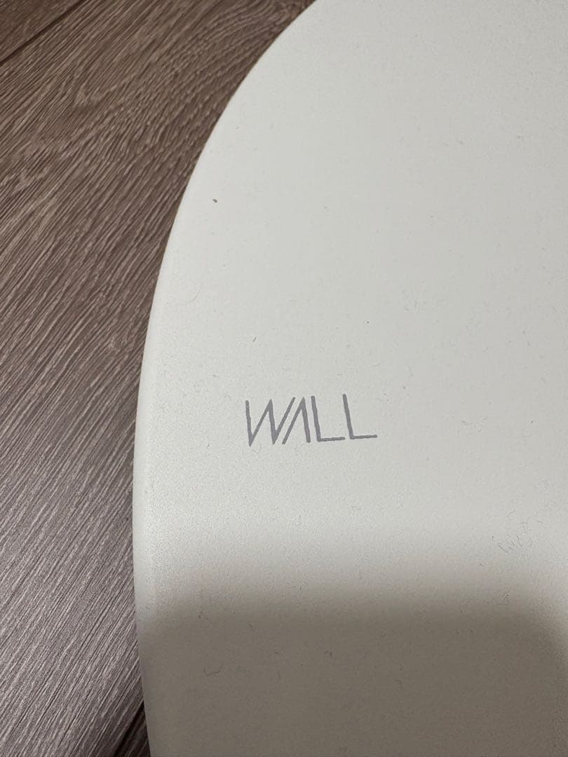 ※値下げ_WALL テレビスタンド　サテンホワイト_キャスター付き