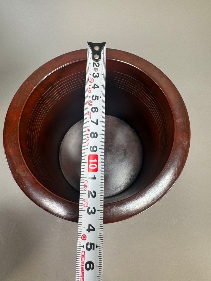 いけばな　唐銅　鋳銅　三寄寸胴花器　古流　池坊　未生流　龍生派　銅花瓶　華道具