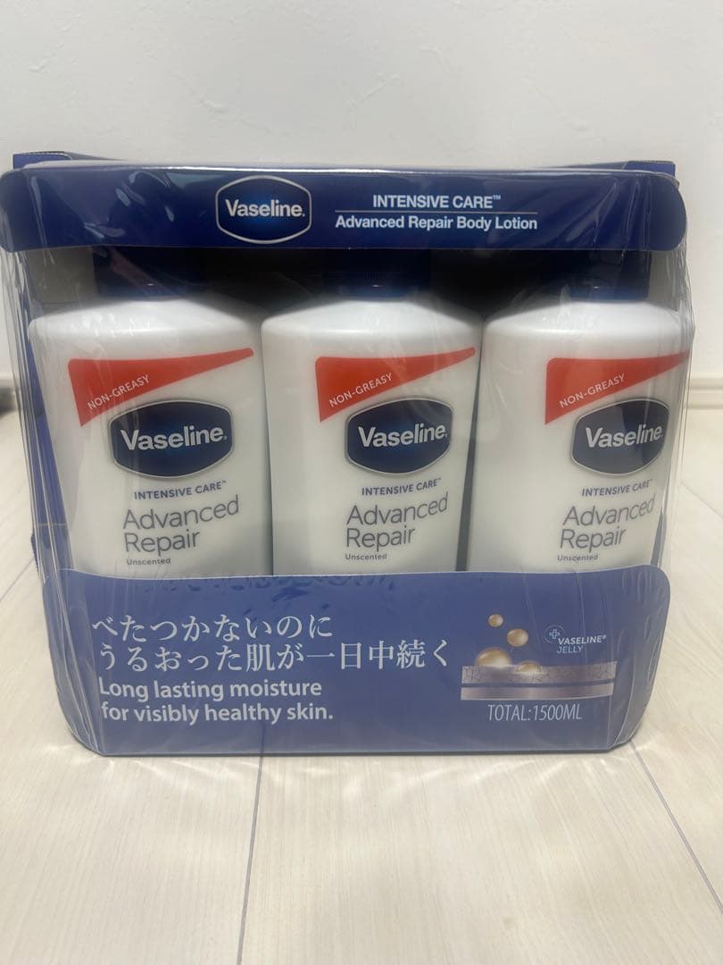 【komiwabu】ヴァセリン リペア ボディローション 3本×5セット
