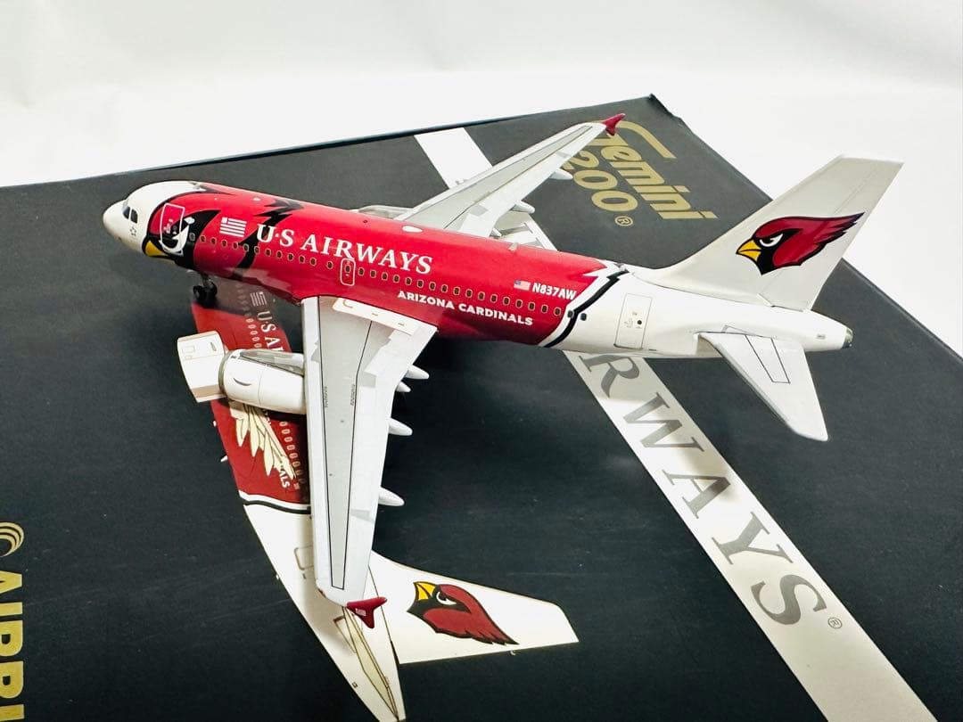 Gemini 1/200 U.S. Airways A319 カージナルス塗装