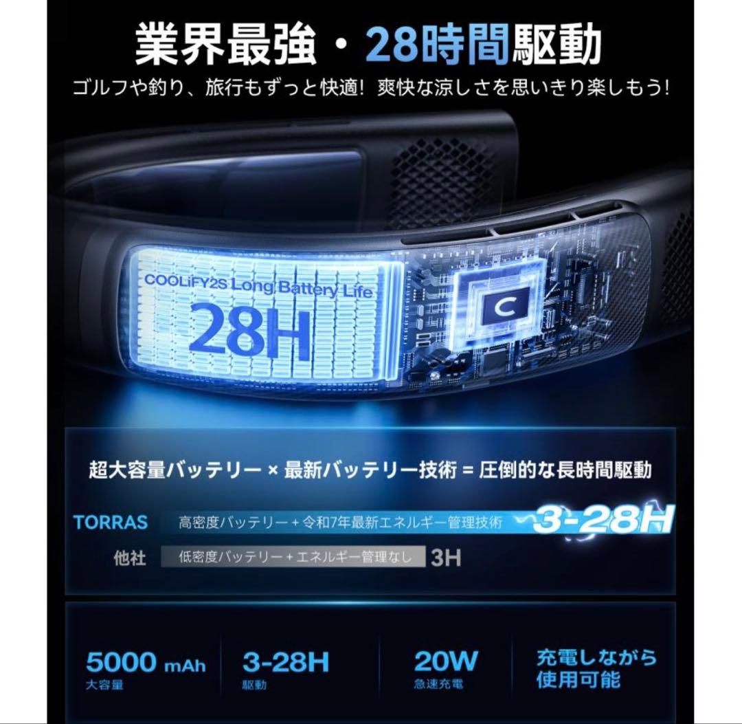 Torras - COOLIFY 2S ネッククーラー 首掛け