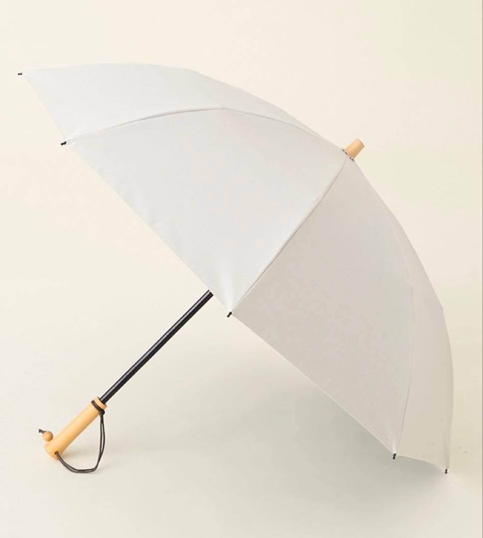 サンバリア100 日傘 2段折り moku (アイボリー)