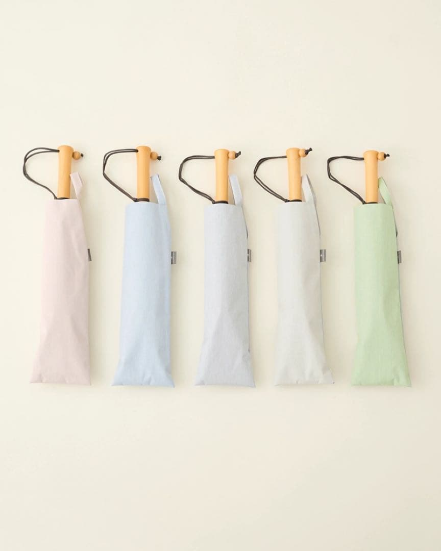 サンバリア100 日傘 2段折り moku (アイボリー)