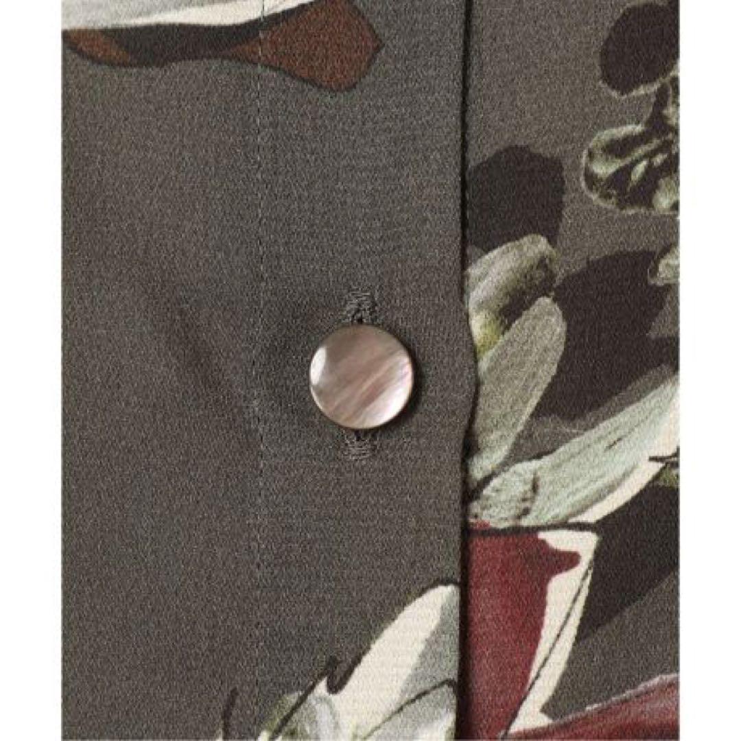 【NOBLE】ノーブル スモーキーフラワープリントシャツ