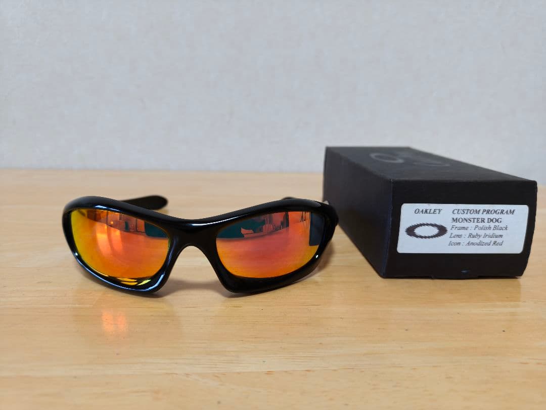 ★廃盤モデル★美品オークリー モンスタードッグOAKLEY Monster