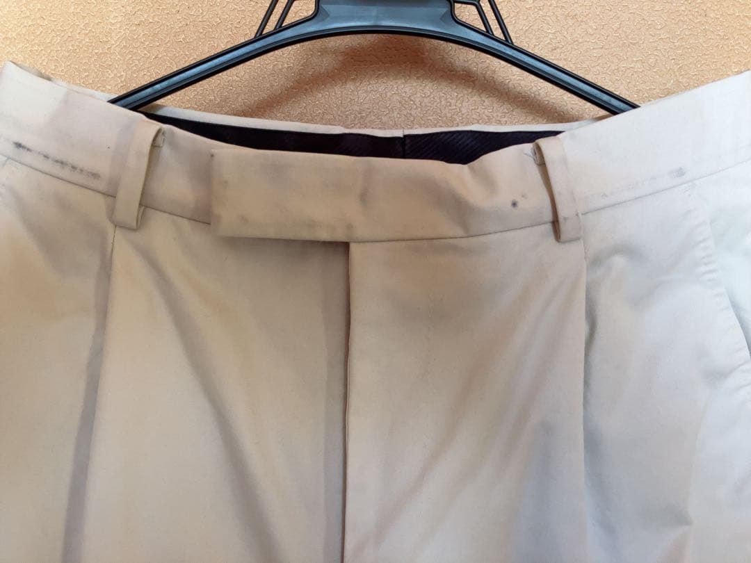 パンツ wacko maria pleated trousers type2 ivory