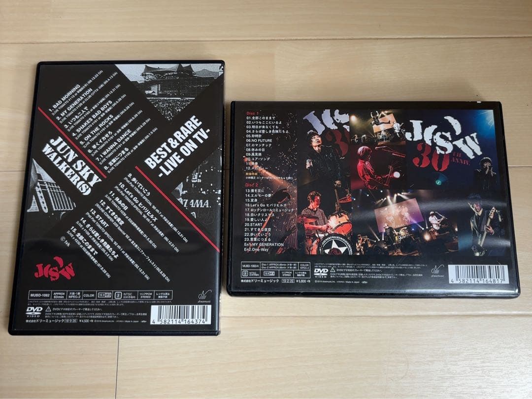 JUN SKY WALKER(S) LIVE DVD 10枚セット