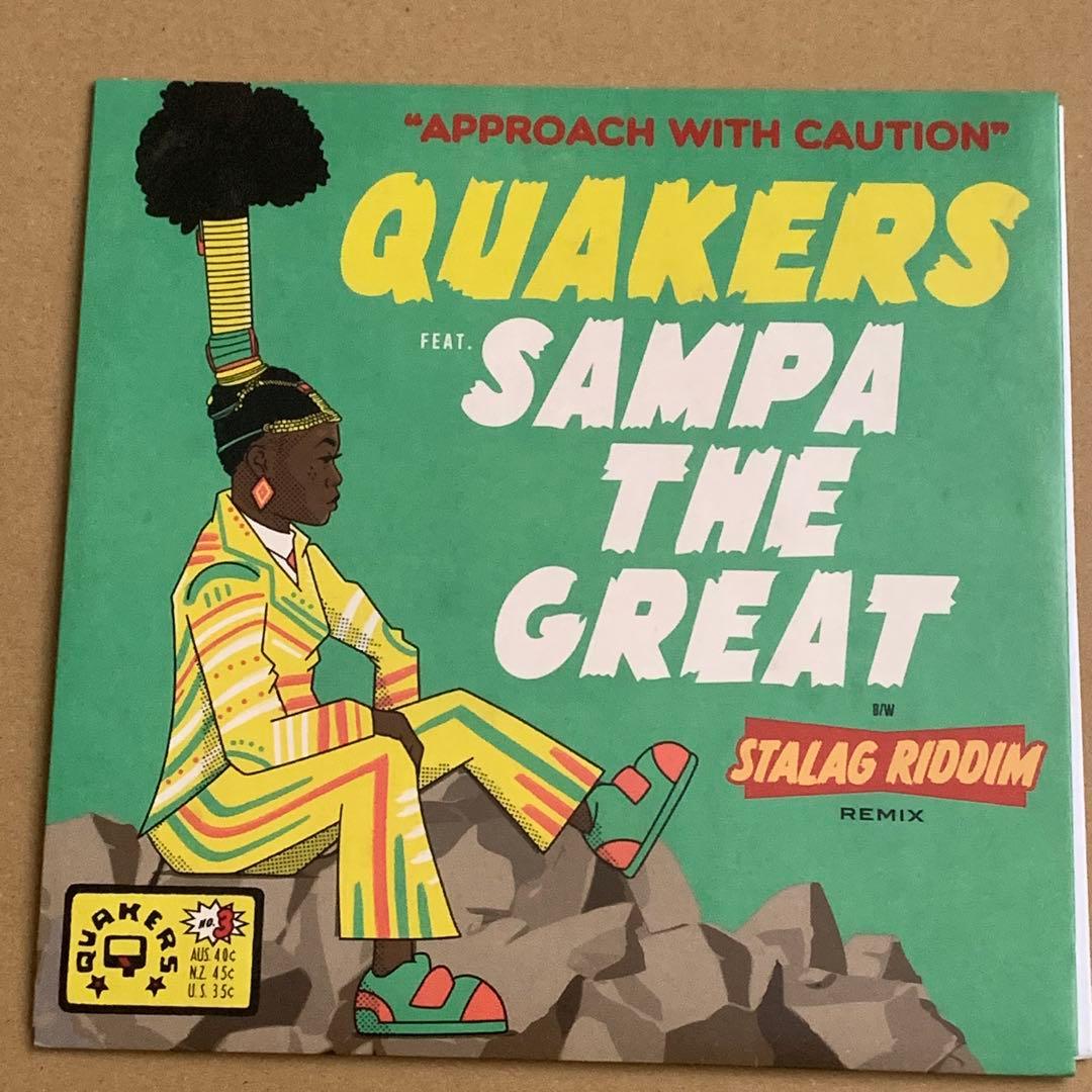 quakers / approach with caution 7インチ レア