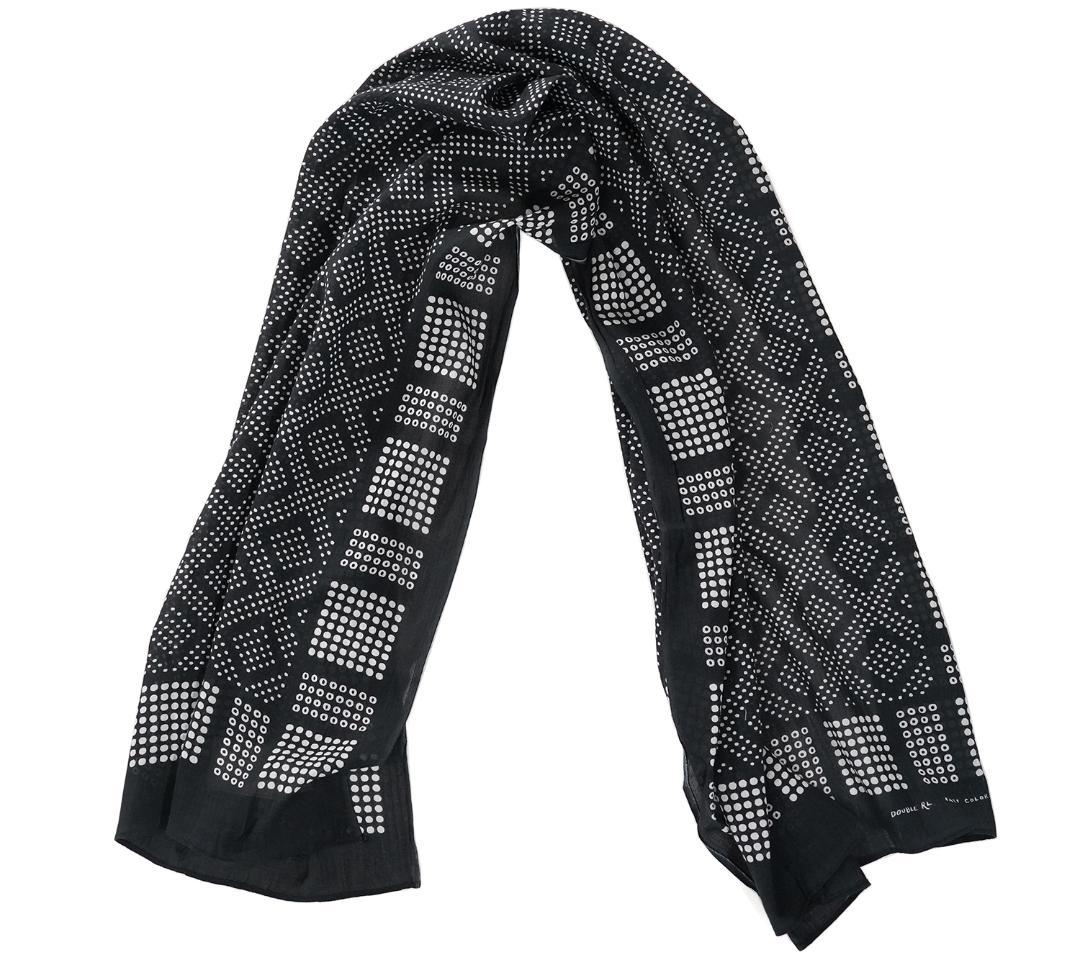 タグ付き インド製 RRL ドット柄 バンダナ ストール コットン インド綿