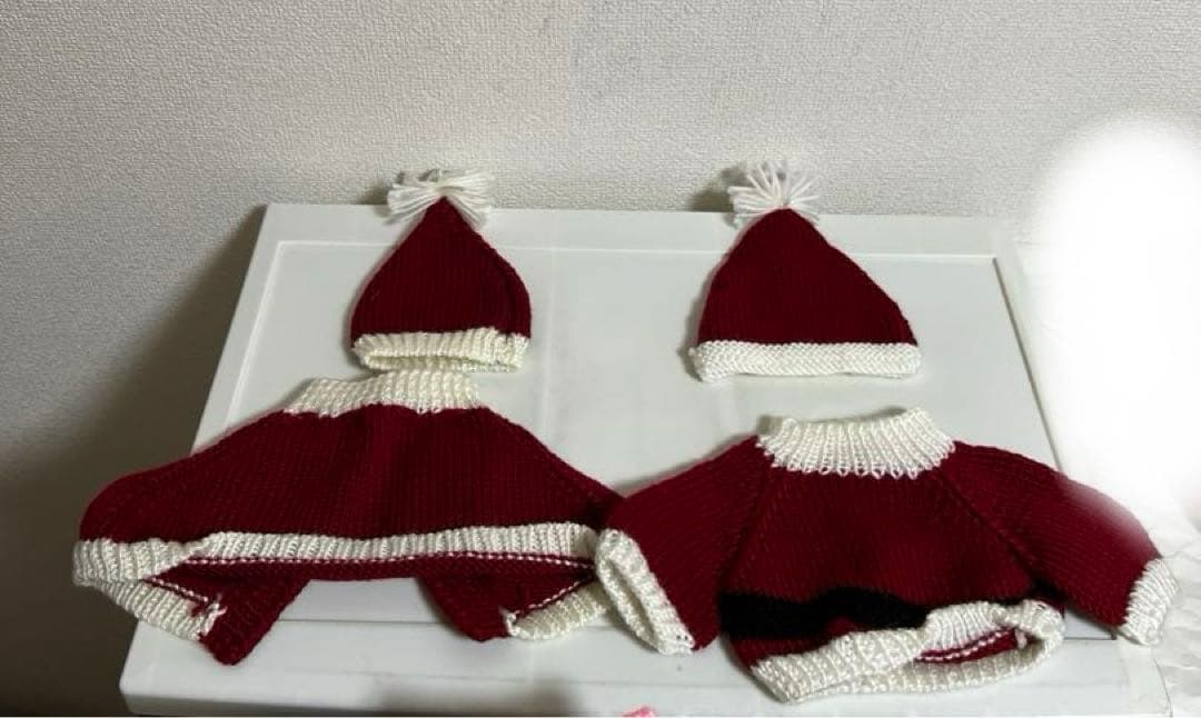 ダッフィー 、ユニベアのコスチューム のセット（クリスマス衣装）