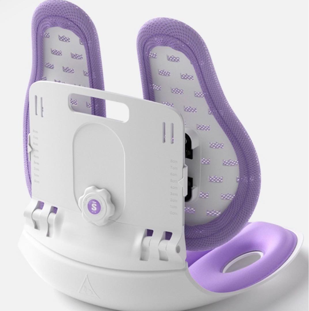 腰痛クッション　椅子用　腰を守って大きく折り畳み　気嚢タイプ