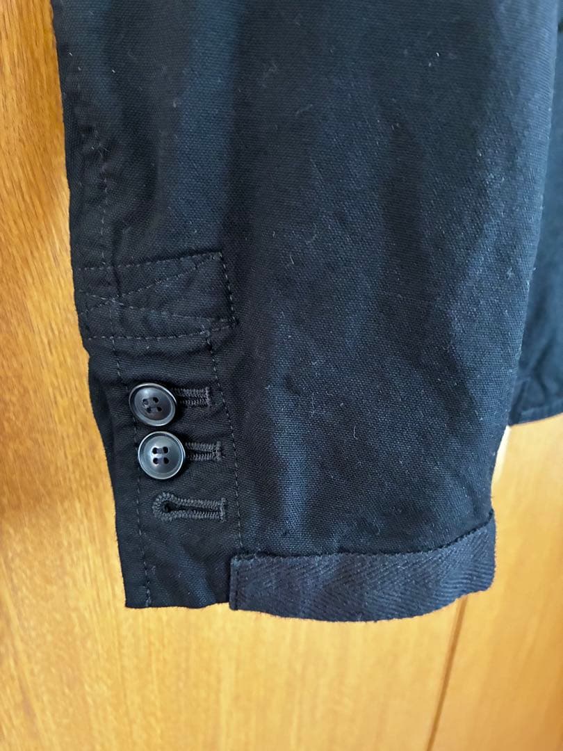 COMME des GARÇONS HOMME ブラックミリタリージャケット