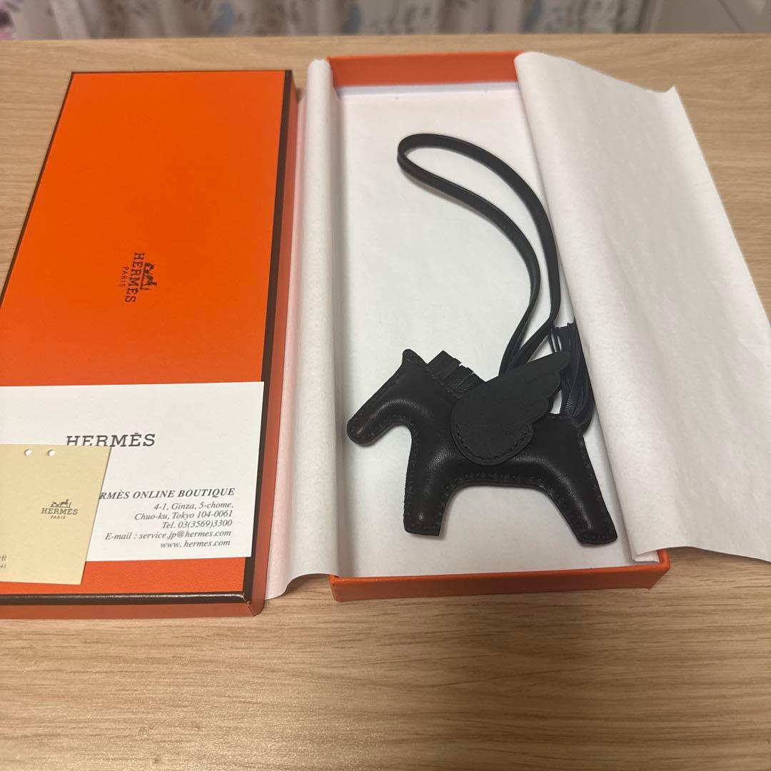 【新品未使用】HERMES ロデオペガサスPM ソーブラック W刻印