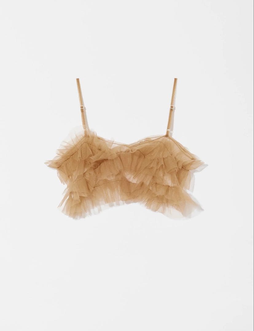 eaphi TULLE ASYMMETRY FRILL CAMISOLE 新品