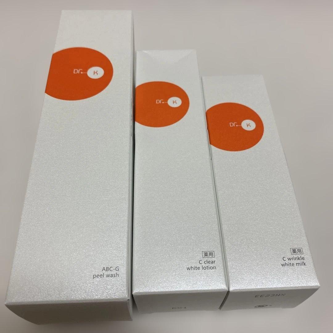 ドクターケイ Dr.K ピールウォッシュ ローション ミルク 3点セット 新品