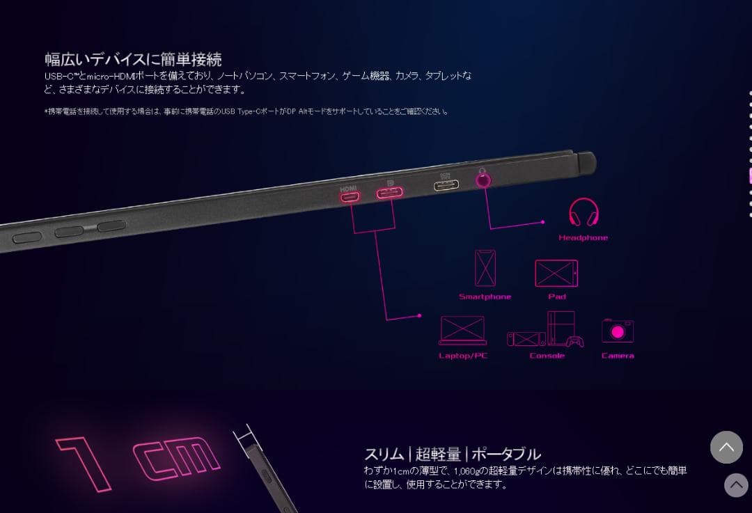 ASUS XG17AHPE Rog strix 17.3 ゲーミングモニター