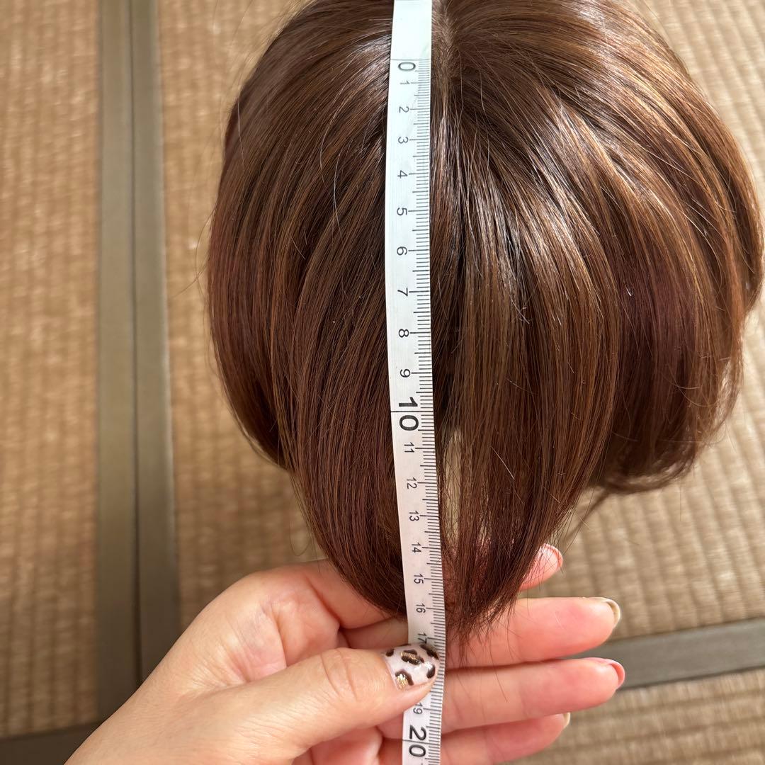 ブラウン ショートボブウィッグ