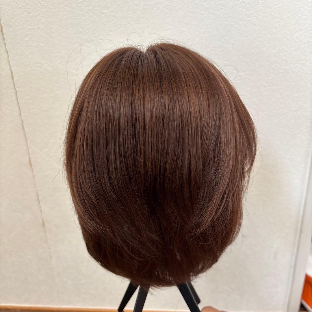 ブラウン ショートボブウィッグ