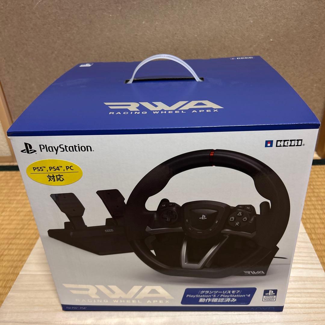 25年10月購入(美品)　レーシングホイールエイペックス (PS4/PS5)