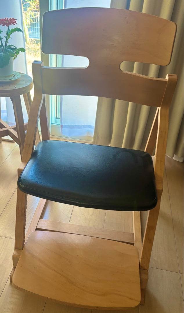 定価55000円〜　座面防水　豊橋木工 アップライトチェア 学習椅子 ハイチェア