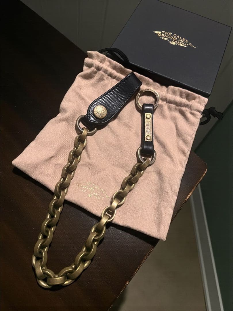希少 CALEE キャリー ゴールド ウォレットチェーン