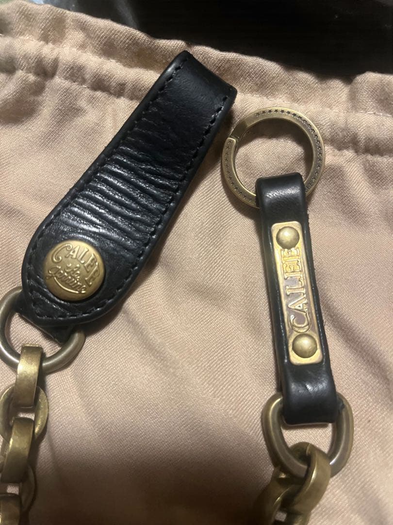 希少 CALEE キャリー ゴールド ウォレットチェーン